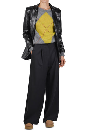 LA FEMME BLANCHE La Femme Blanche - Maglia - 461454 - Grigio/Giallo da donna