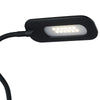 Lume Nero Comandi Touch Metallo Silicone Plastica Lampada Lettura Led 4,8 watt Luce Naturale