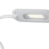 Lume Lampada Scrivania Bianca Comandi Touch Metallo Silicone Plastica Led 4,8 watt Luce Naturale