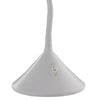 Lume per Scrivania Applique Bianca Metallo Silicone Lampada Led 3 watt Luce Naturale