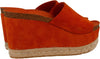 GENUINS - Adria Velour Leather Burnish