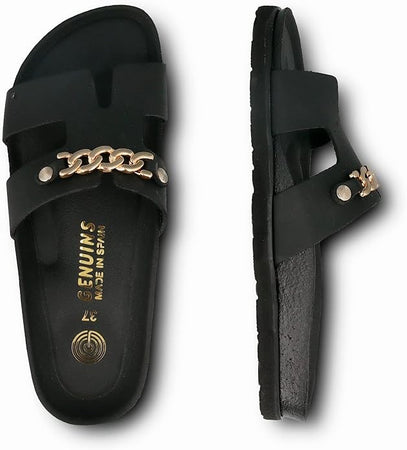 Genuins Hilton Oiled Leather Nero Oiled Leather