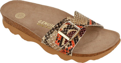 Genuins Toronto Python Fantasy Arancio PU (Polyurethan)