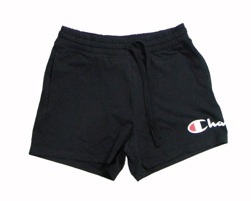 Champion SHORTS TCV Cottone Lycra gr.230 Basic Logo Grande Nero