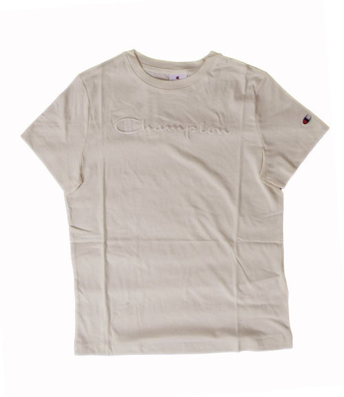 Champion TEE Light Cotton Jersey Donna Cotone Naturale