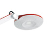 Lume per Lettura Bianco Rosso Plastica Metallo Lampada Scrivania Led 6 watt Luce Naturale