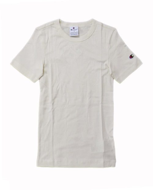 Champion TEE Soft Cotton 1x1 Rib Donna Cotone Naturale
