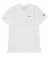 Champion TEE Light Cotton Jersey Donna Logo Piccolo Cotone  Bianco