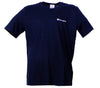 Champion TEE Light Cotton Jersey Donna Logo Piccolo Cotone Blu Navi