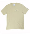 Champion SS TEE Light Cotton Jersey  Uomo Logo Piccolo Cotone Beige