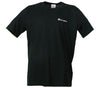 Champion SS TEE Light Cotton Jersey  Uomo Logo Piccolo Cotone Nero