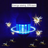 Lampadina elettro sterminatore per zanzare ed insetti zanzariera elettrica a led UV 45 mtq