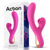 Vibratore Rabbit doppio silicone FUCSIA 22,2 cm ACTION NO.TWENTY