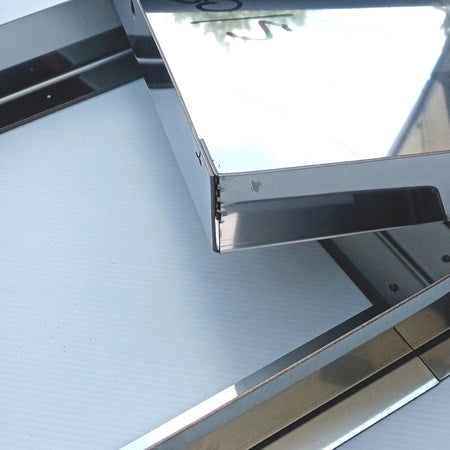 Sigillo 500 x 500 x H 50mm chiusino di acciaio inox pesante da incasso