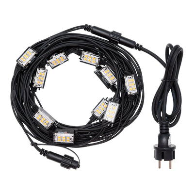 Catena strobo 10 led effetto flash luce Stroboscopica da esterno decorazione natalizia