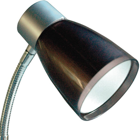 Lume Nero Orientabile Metallo Plastica Lampada da Lettura Moderna E14