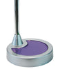 Lume per Scrivania Orientabile paralume Plastica Viola base Metallo Interno Moderno E14