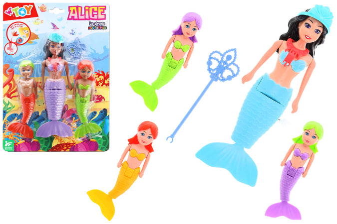 Sirenette a Molla 4 Colori