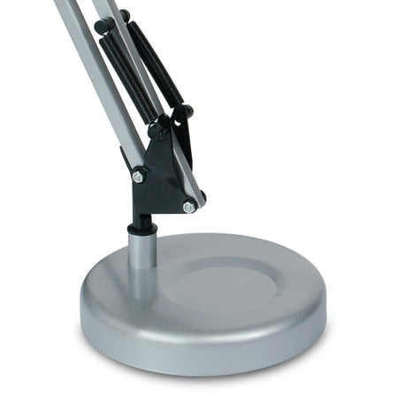 Lume Argento Metallo Flessibile Lampada da Lettura Moderna E27