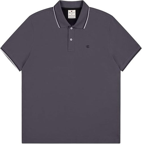 Champion POLO M/M Light Cotton Pique uomo Cotone Grigio