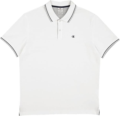Champion POLO M/M Light Cotton Pique uomo Cotone Bianco