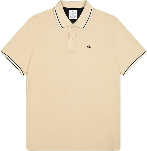 Champion POLO M/M Light Cotton Pique uomo Cotone Beige