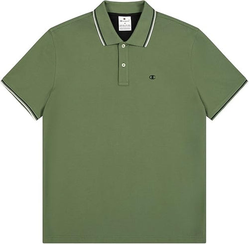 Champion POLO M/M Light Cotton Pique uomo Cotone Verde