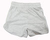 Champion SHORT Soft Cotton Rib Donna Logo Piccolo Cotone Grigio