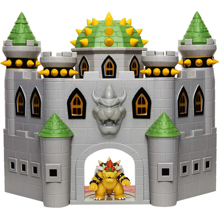Nintendo Super Mario Playset Castello di Bowser Deluxe e Personaggio Articolato