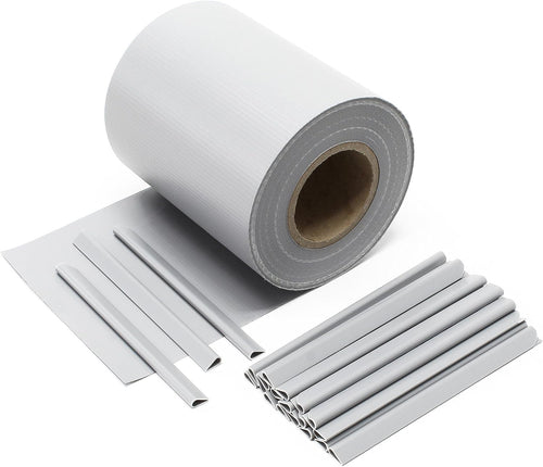 STRISCIA OMBREGGIANTE FRANGISOLE PVC + 20 CLIPS - cm.19h. X mt.35 BIANCO