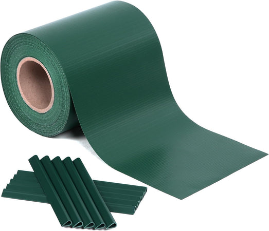 STRISCIA OMBREGGIANTE FRANGISOLE PVC + 20 CLIPS - cm.19h. X mt.35 VERDE