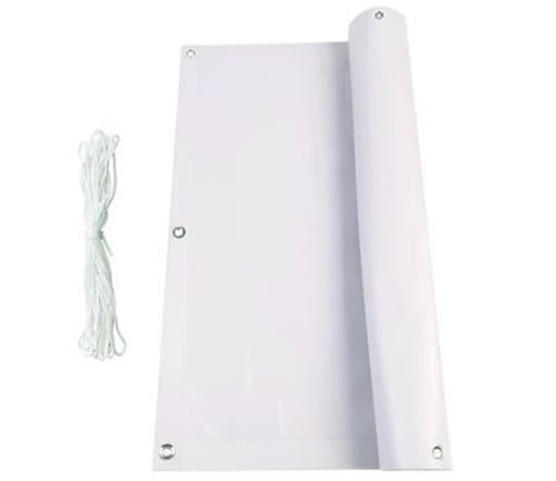 STUOIA OMBREGGIANTE PVC CON CORDA - mt.6x0,90h. COLORE BIANCO FER 455282