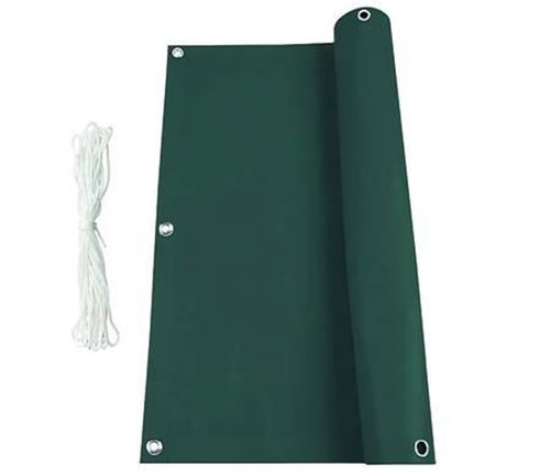 STUOIA OMBREGGIANTE PVC CON CORDA - mt.6x0,90h. COLORE VERDE FER 455305