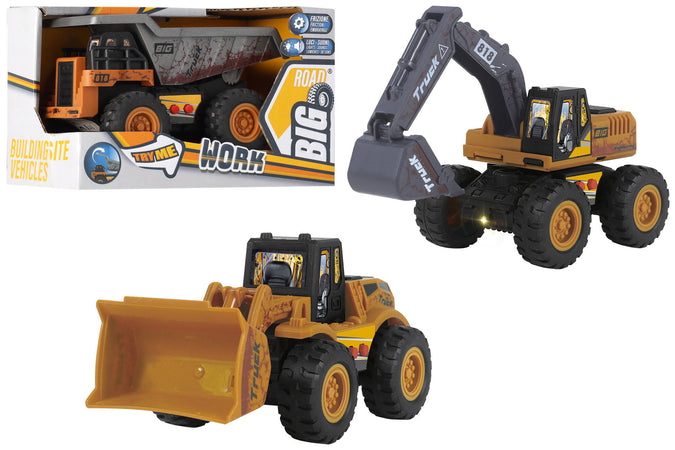 Veicolo Lavoro con Luci e Suoni Frizione 3 Assortimenti