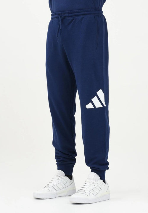 Jogging adidas Essentials Big Logo - Pantalone Uomo Blu, L