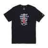 Scrimmage t-shirt Basketball uomo THE WORM Black