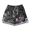 Srimmage Bermuda Basketball CAMO WOOD SKULLMAN Black