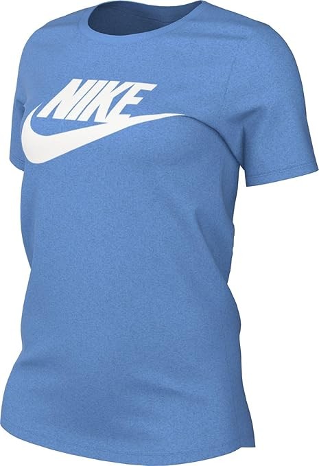 Nike Women's Top W NSW Club SS Tee ICN Ftra, University Blue