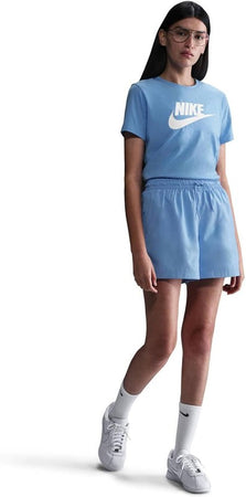 Nike Women's Top W NSW Club SS Tee ICN Ftra, University Blue