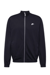 Nike Cardigan Club da uomo, nero/bianco, FQ3426-010