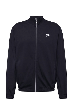 Nike Cardigan Club da uomo, nero/bianco, FQ3426-010