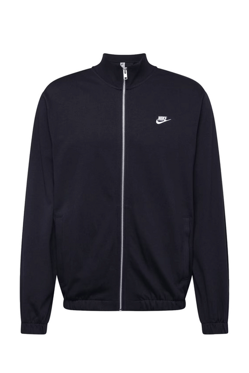 Nike Cardigan Club da uomo, nero/bianco, FQ3426-010