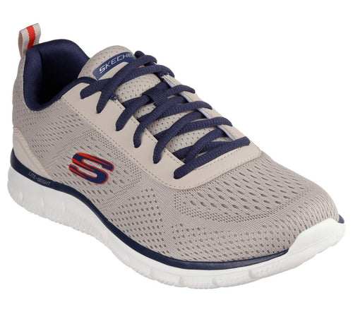 Skechers Track Leshur, Scarpe da Ginnastica Uomo, Rete Sintetica Beige