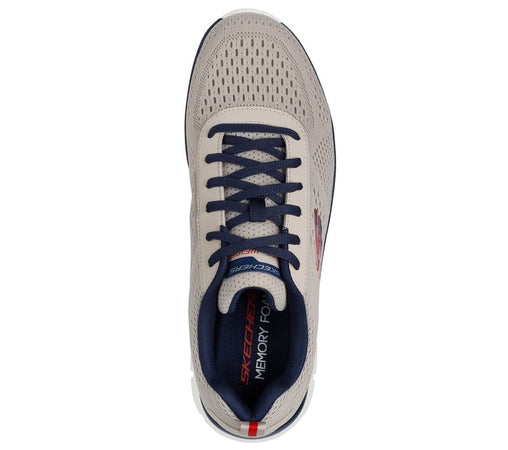 Skechers Track Leshur, Scarpe da Ginnastica Uomo, Rete Sintetica Beige