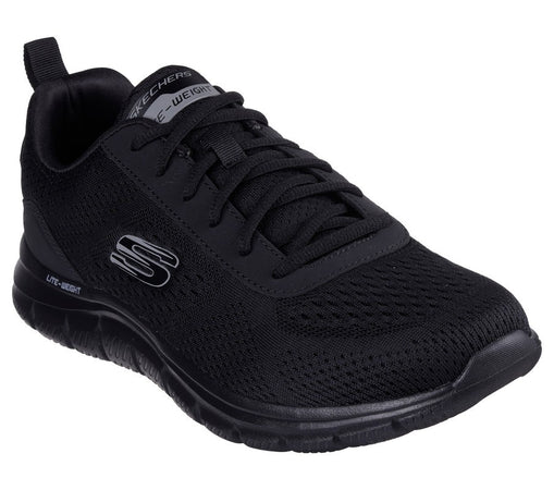 Skechers Track Leshur, Scarpe da Ginnastica Uomo, Rete Sintetica Nero