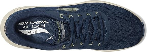Skechers Arch Fit 2.0, Sport Uomo, Navy Mesh Sintetico