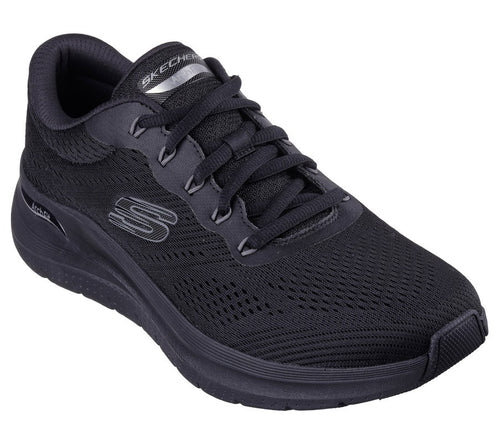 Skechers Arch Fit 2.0 Herren-Sneaker, Scarpe da Ginnastica Uomo, Nero