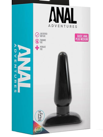 Anal Adventures - Plug Medium Nero