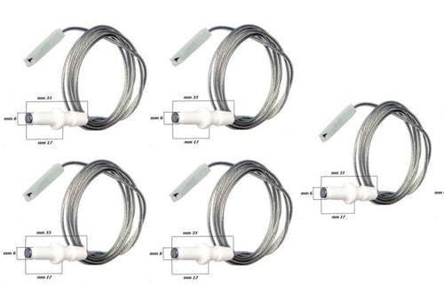 5 PZ CANDELETTA ACCENSIONE PIEZO ADATTA FRANKE CUCINA A GAS H 1523 1980290 13.2