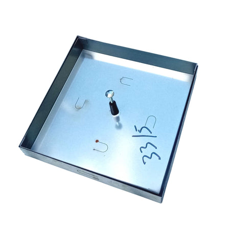 Sigillo 330 x 330 x H 50mm chiusino di lamiera zincata leggero da riempimento